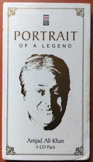 PORTRAIT OF A LEGEND - Amjad Ali Khan Hindustani Premium Edition 4CD Pack Audio Cd