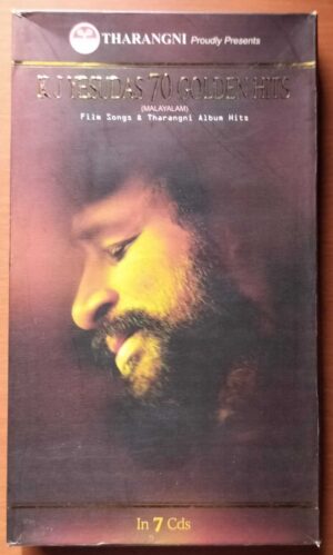 THARANGNI PROUDLY PRESENTS K.J. YESUDAS 70 GOLDEN HITS - Malayalam Film Songs & Tharangni Album Hits Premium Edition 7CD Pack Audio Cd