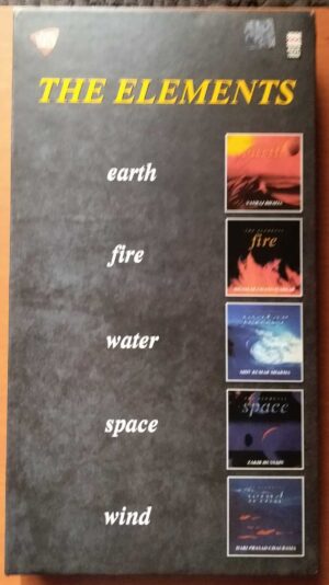 THE ELEMENTS EARTH / FIRE / WATER / SPACE / WIND - Indian Classical Instrumental Premium Edition 5CD Pack Audio Cd