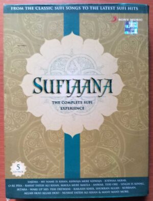 SUFIAANA THE COMPLETE SUFI EXPERIENCE - Indian Sufi Songs 5CD Premium Edition Collection Audio Cd