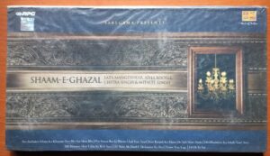 SHAAM E-GHAZAL - Lata Mangeshkar & Ashs Bhosle Ghazals 3CD Premium Edition Pack Audio Cd (FACTORY SEALED PACK)