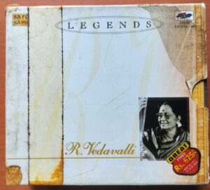 LEGENDS R. VEDHAVALLI - Carnatic Classical 5CD Pack Audio Cd