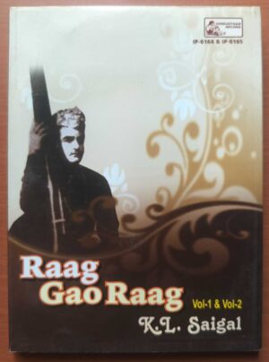 RAAG GAO RAAG VOL. 1 & 2 - K.L. Saigal Classical Instrumental 2CD Pack Audio Cd