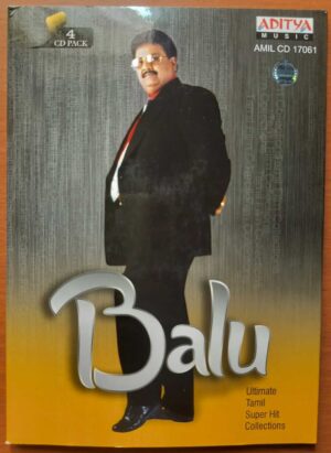BALU ULTIMATE TAMIL SUPER HIT COLLECTIONS - S.P. Balasubramaniam 4CD Premium Collection Pack Tamil Audio Cd