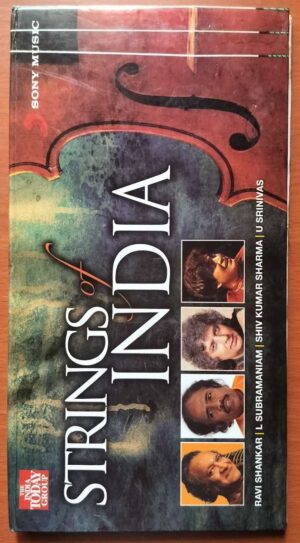 STRINGS PF INDIA - Ravi Shankar & L. Subramaniam & Shiv Kumar Sharma & U. Srinivas Classical Instrumrental Premium Edition 4CD Pack Audio Cd