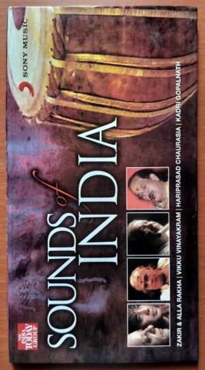SOUNDS OF INDIA - Zakir & Alla Rakha & Vikku Vinayakram & Hariprasad Chaurasia & Kadri Gopalnath Instrumental 4CD Premium Edition Audio Cd