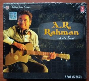 A.R. RAHMAN AT THE BEST = A.R. Rahman Hindi 2CD Pack Audio Cd (FACTORY SEALED PACK)