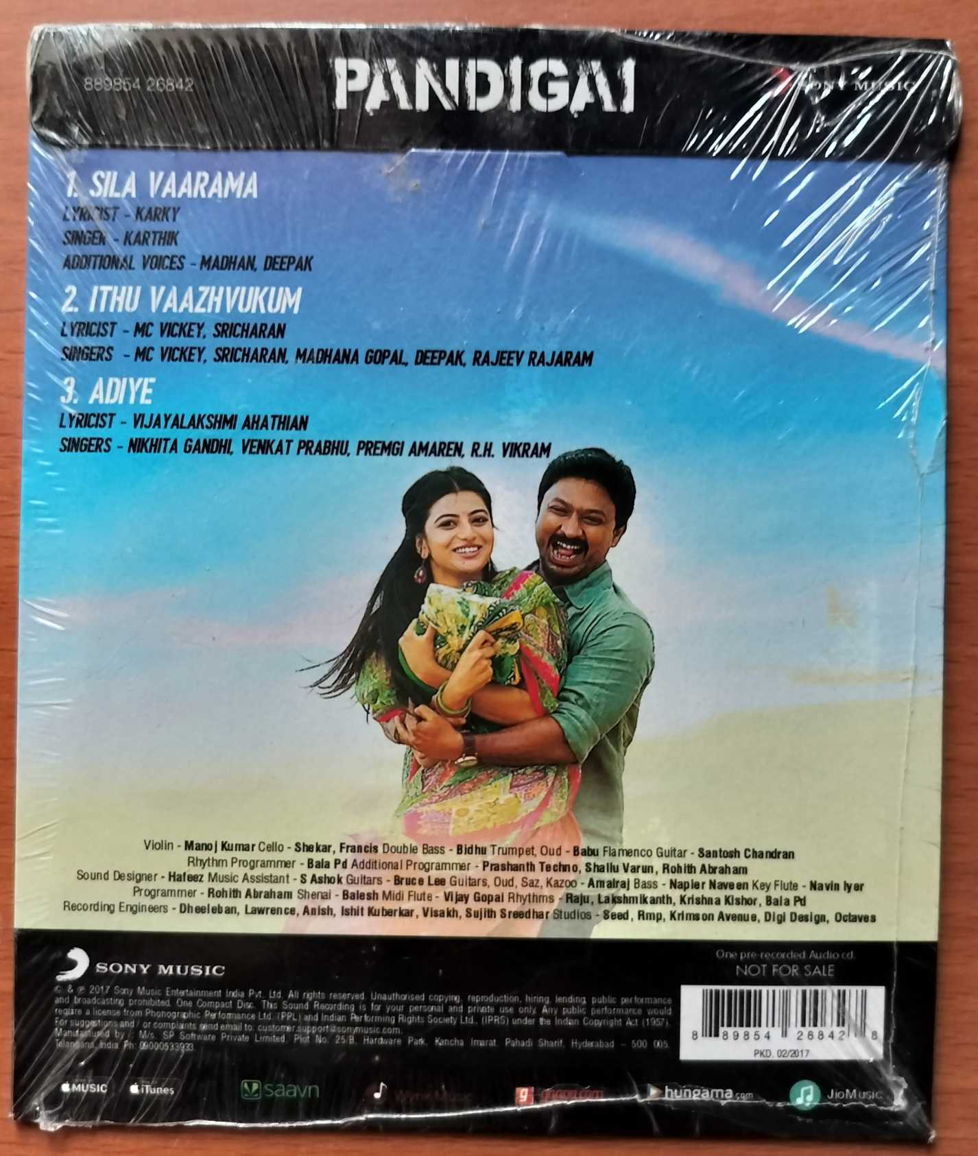 PANDIGAI - R.H. Vikram Tamil Audio Cd (FACTORY SEALED PACK) - Image 2