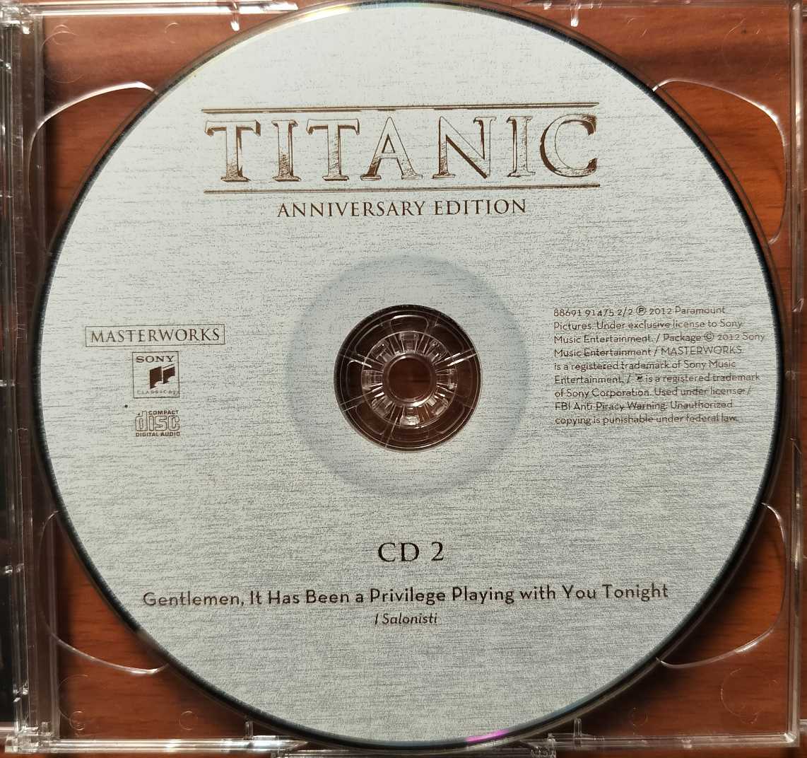 TITANIC ANNIVERSARY EDITION - Imported 2 Disc Edition Album Audio Cd - Image 7