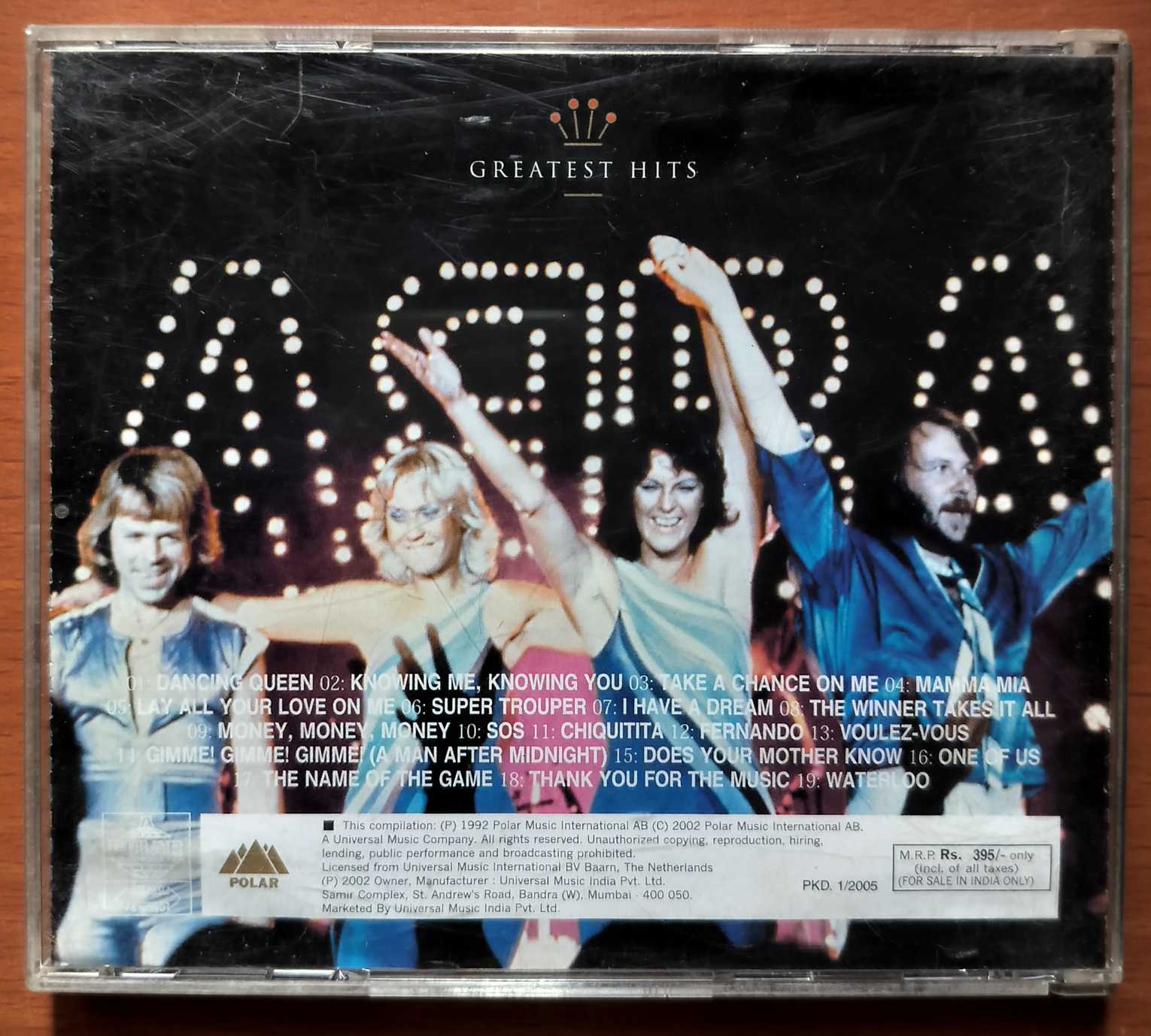 ABBA GOLD GREATEST HITS - English Album Audio Cd - Image 3