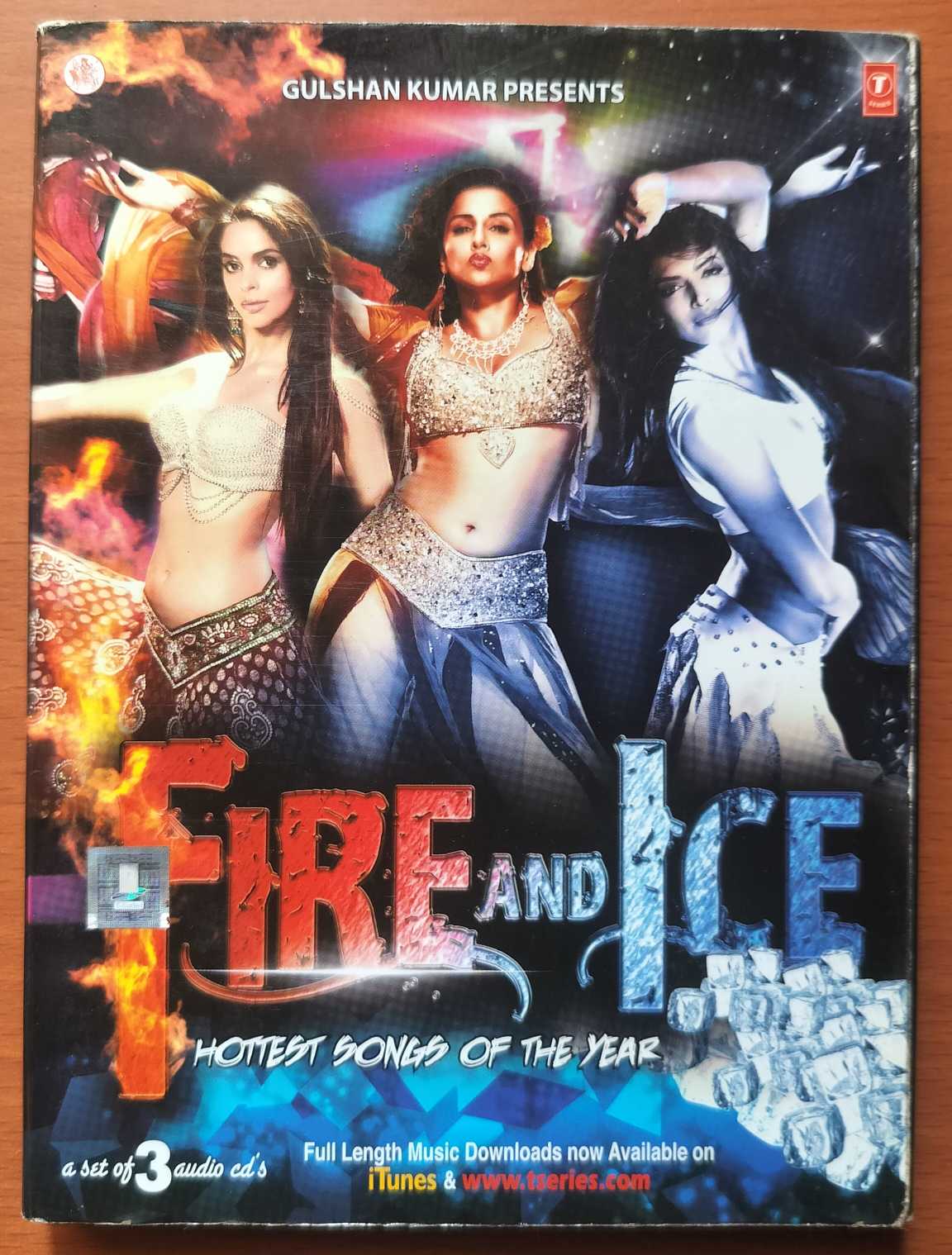 FIRE AND ICE HOTEST SONGS OF THE YEAR - Hindi 3CD Premium Pack Audio Cd