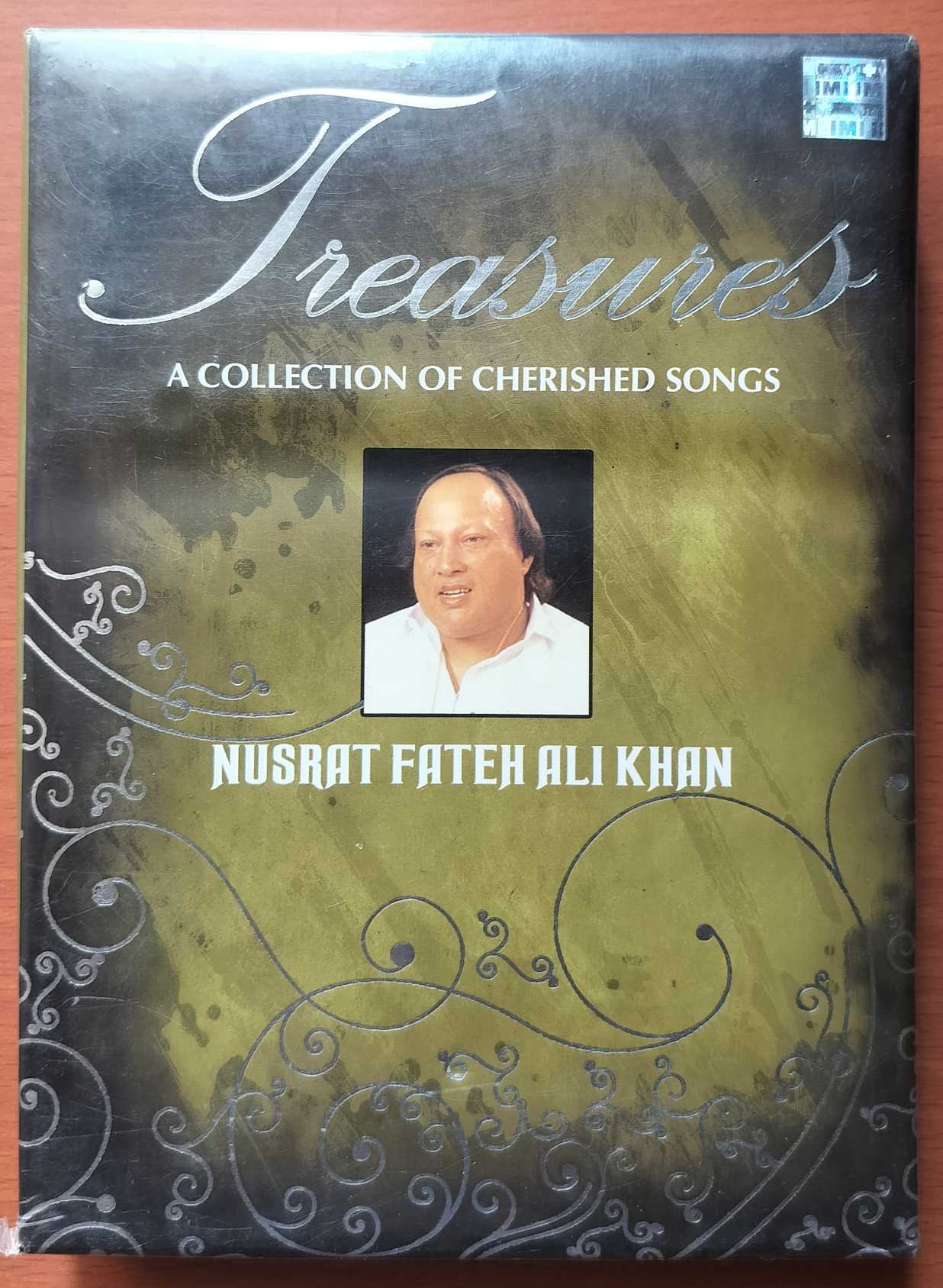 TREASURES A COLLECTION OF CHERISHED SONGS - Nusrat Fateh Ali Khan 5CD Premium Pack Audio Cd (FACTORY SEALED PACK)