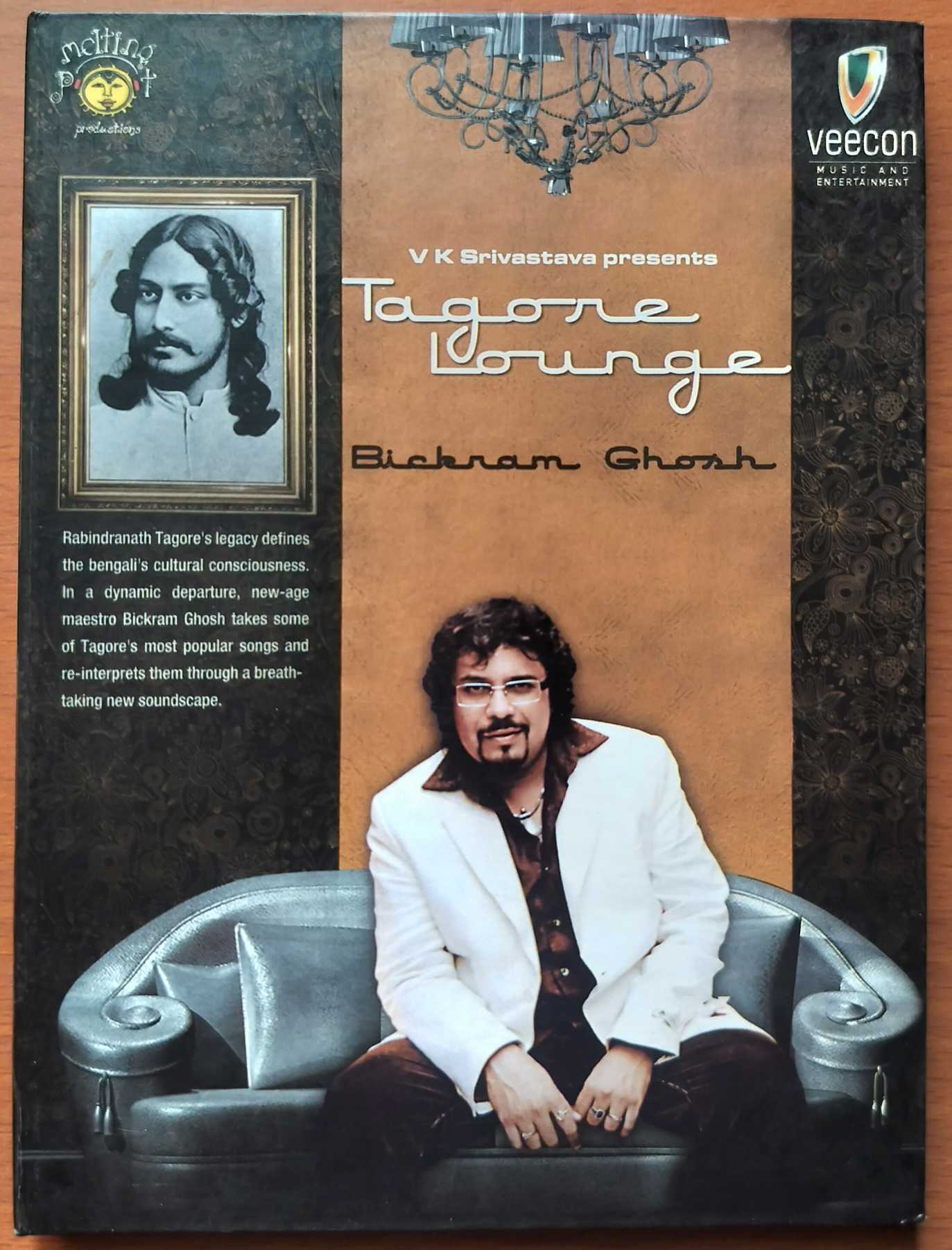 TAGORE LOUNGE - Bickram Ghosh Indian Classical Audio Cd