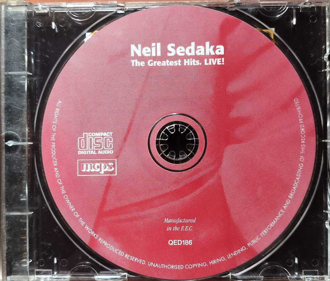 NEIL SEDAKA THE GREATEST HITS LIVE - Imported Pop Rock Album Audio Cd - Image 2