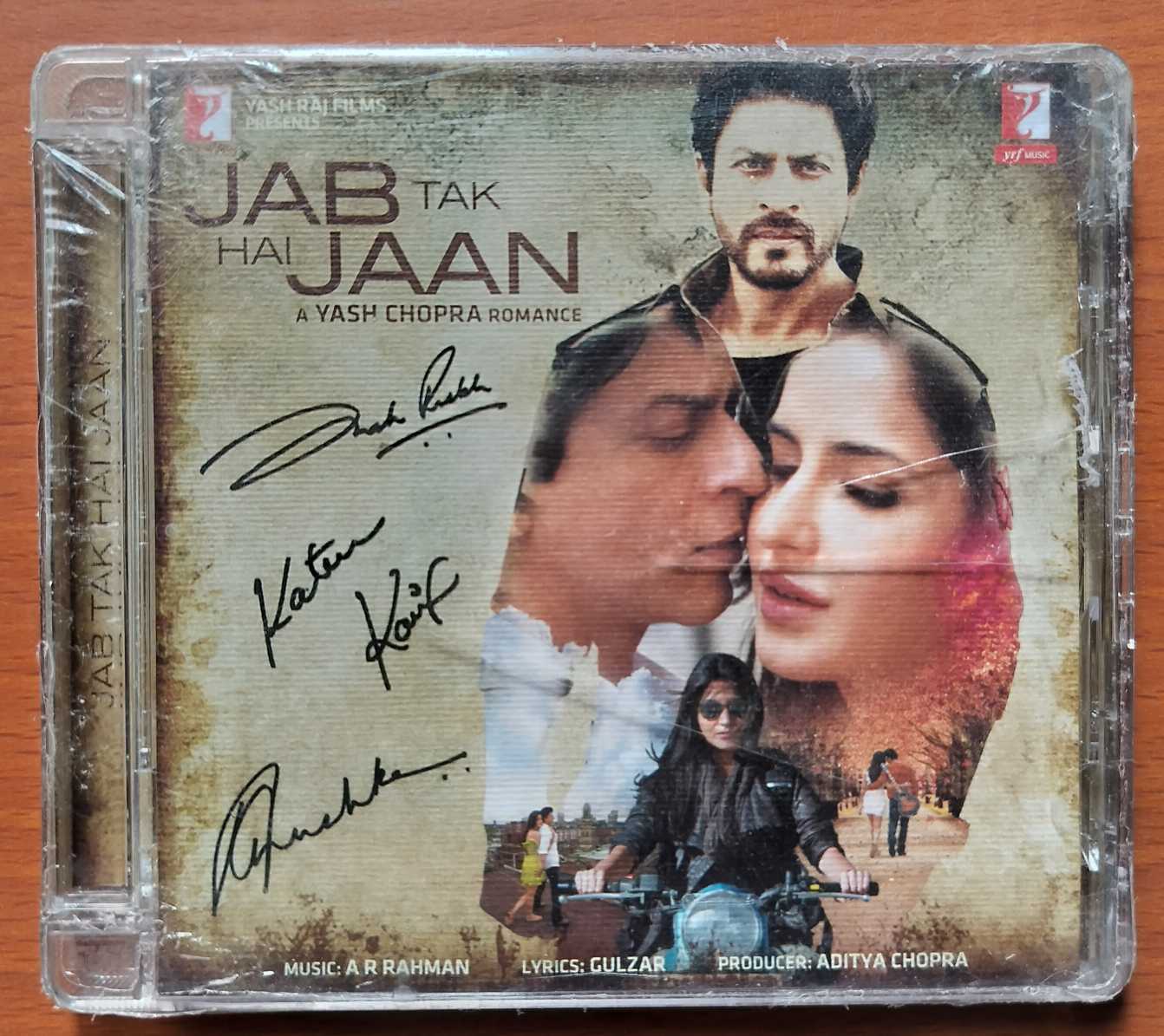 JAB TAK HAI JAAN - A.R. Rahman Hindi Audio Cd (FACTORY SEALED PACK)