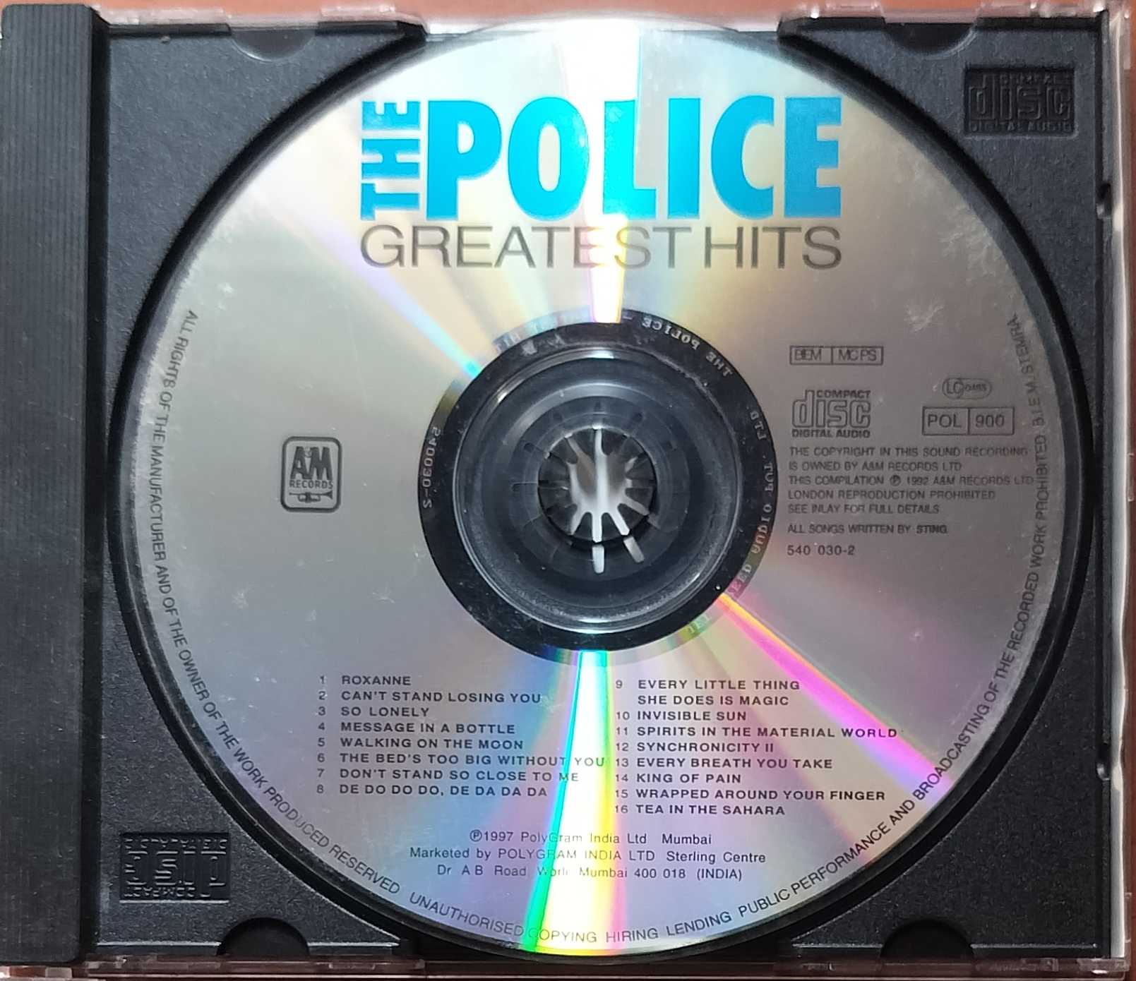 THE POLICE GREATEST HITS - Pop Rock Album Audio Cd - Image 2