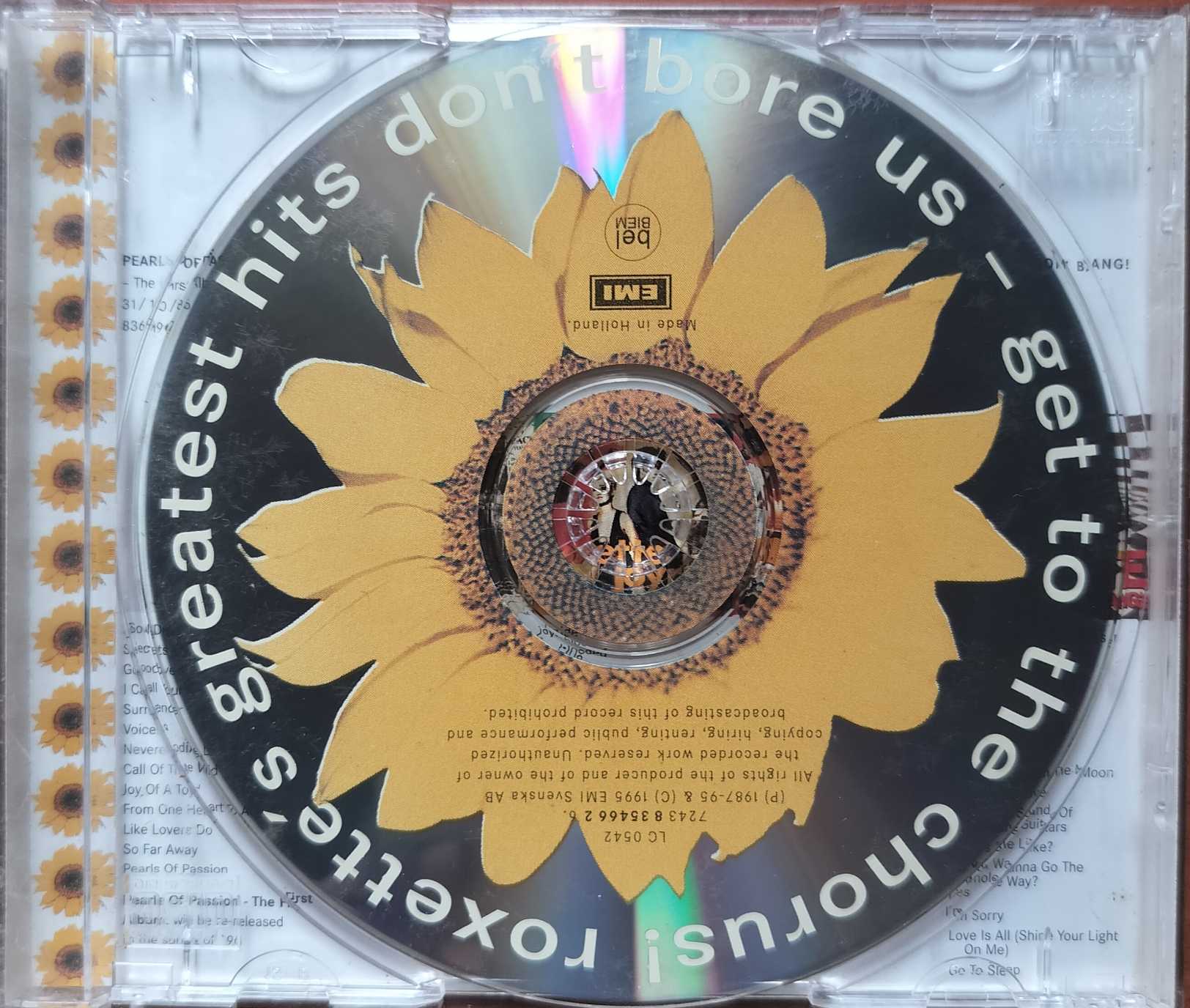 ROXETTE'S GREATEST HITS - English Pop Album Audio Cd - Image 2