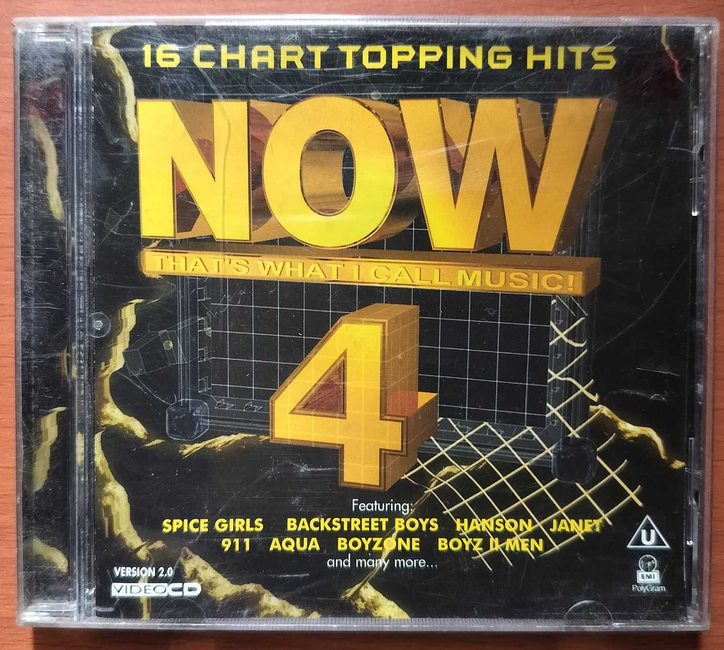 16 CHART TOPPING HITS NOW 4 - English Compilation Album Audio Cd