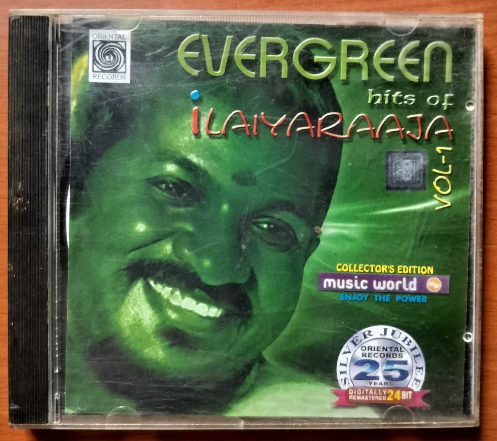 EVERGREEN HITS OF ILAIYARAAJA VOL-1 - Ilaiyaraaja Oriental Audio Cd
