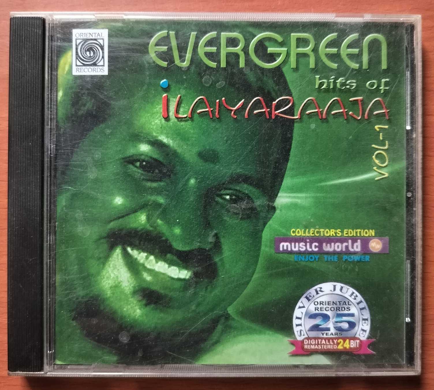 EVERGREEN HITS OF ILAIYARAAJA VOL-1 - Ilaiyaraaja Oriental Audio Cd