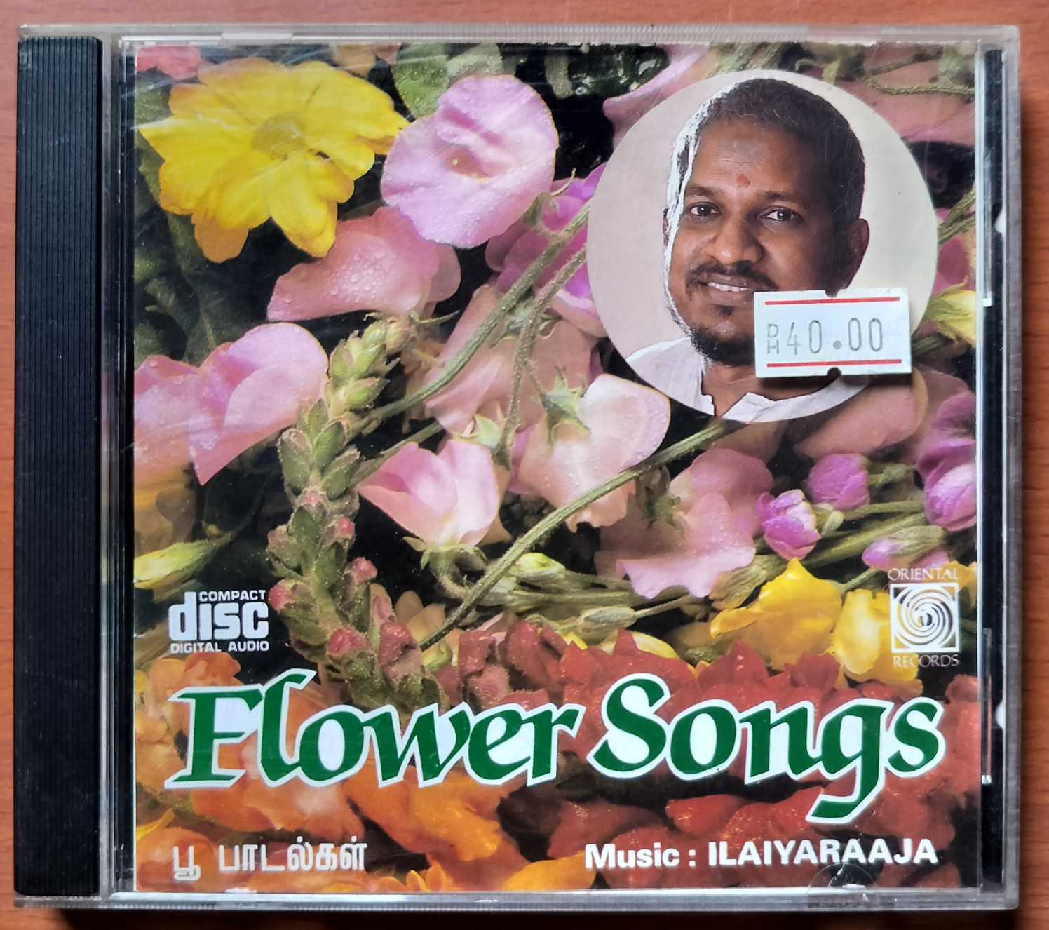 FLOWER SONGS - Imported Ilaiyaraaja Tamil Audio Cd (USA EDITION)