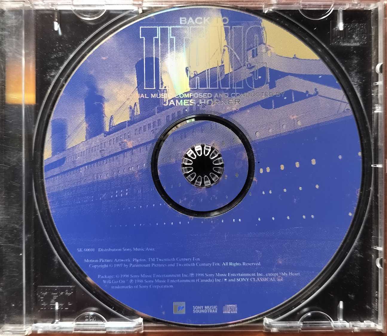 TITANIC - James Horner Original Sound Track Audio Cd - Image 2