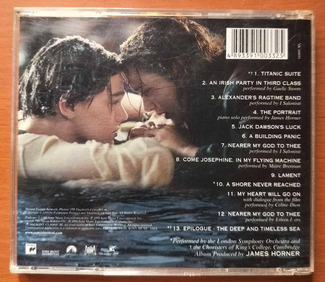 TITANIC - James Horner Original Sound Track Audio Cd - Image 3