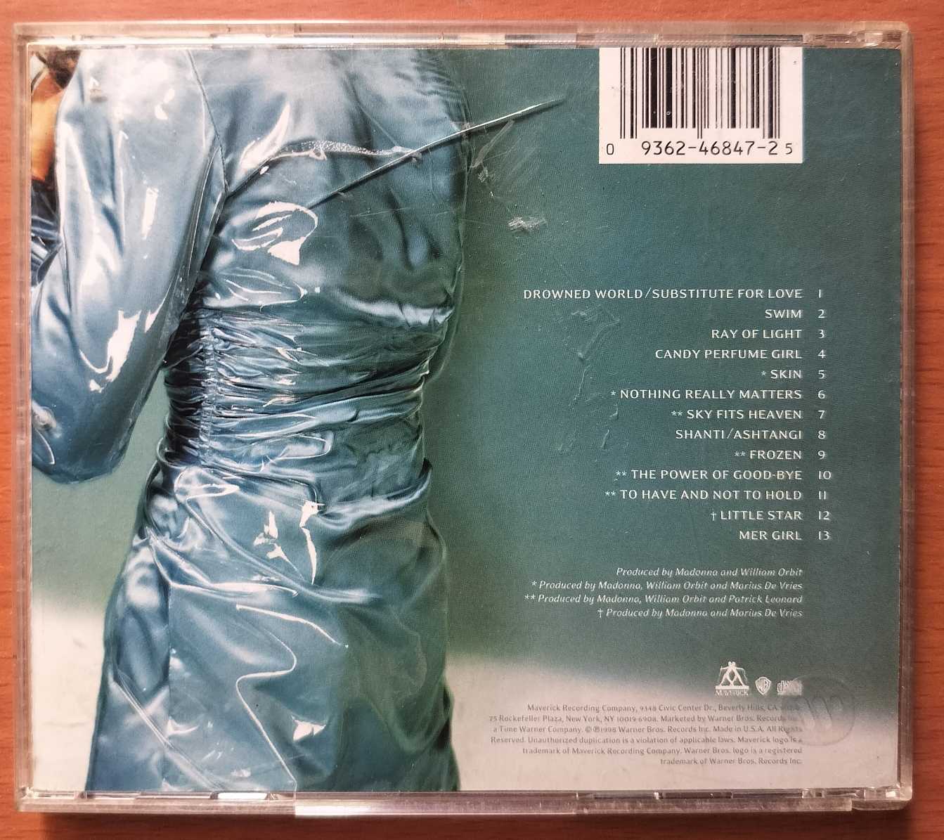 MADONNA RAY OF LIGHT - Imported Pop Album Audio Cd - Image 3