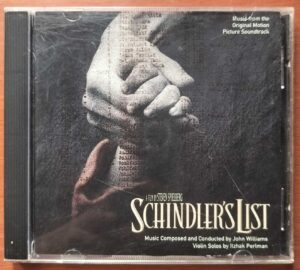 SCHINDLER'S LIST - John Williams Original Motion Picture Sound Track Album Audio Cd