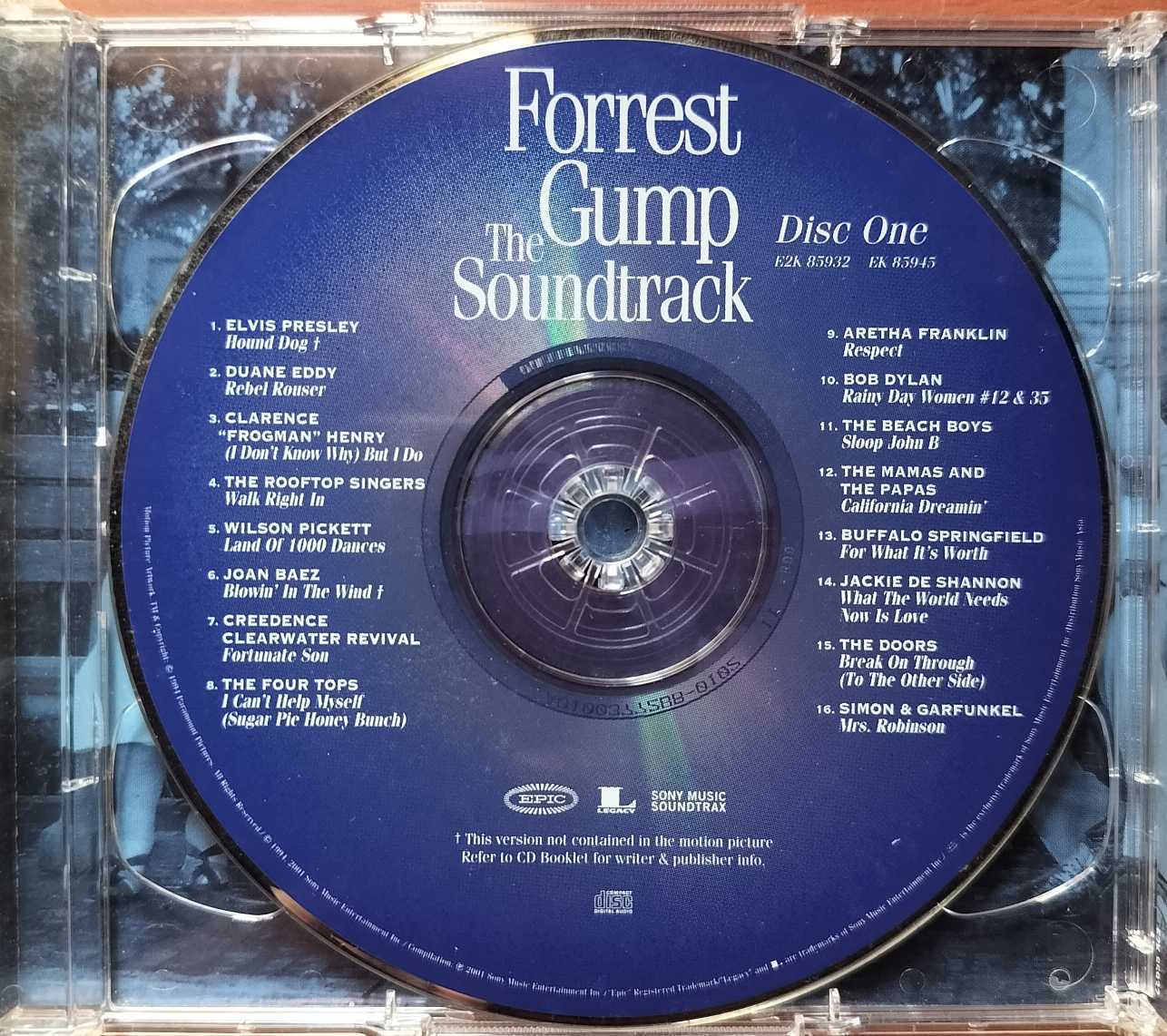FOREST GUMP SPECIAL COLLECTORS EDITION - Imported 34 American Classic Songs Album 2CD Pack Audio Cd - Image 3