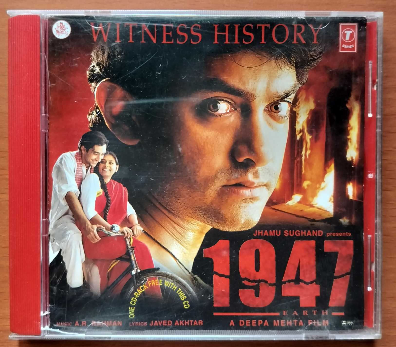 1947 EARTH - A.R. Rahman Hindi Film Audio Cd