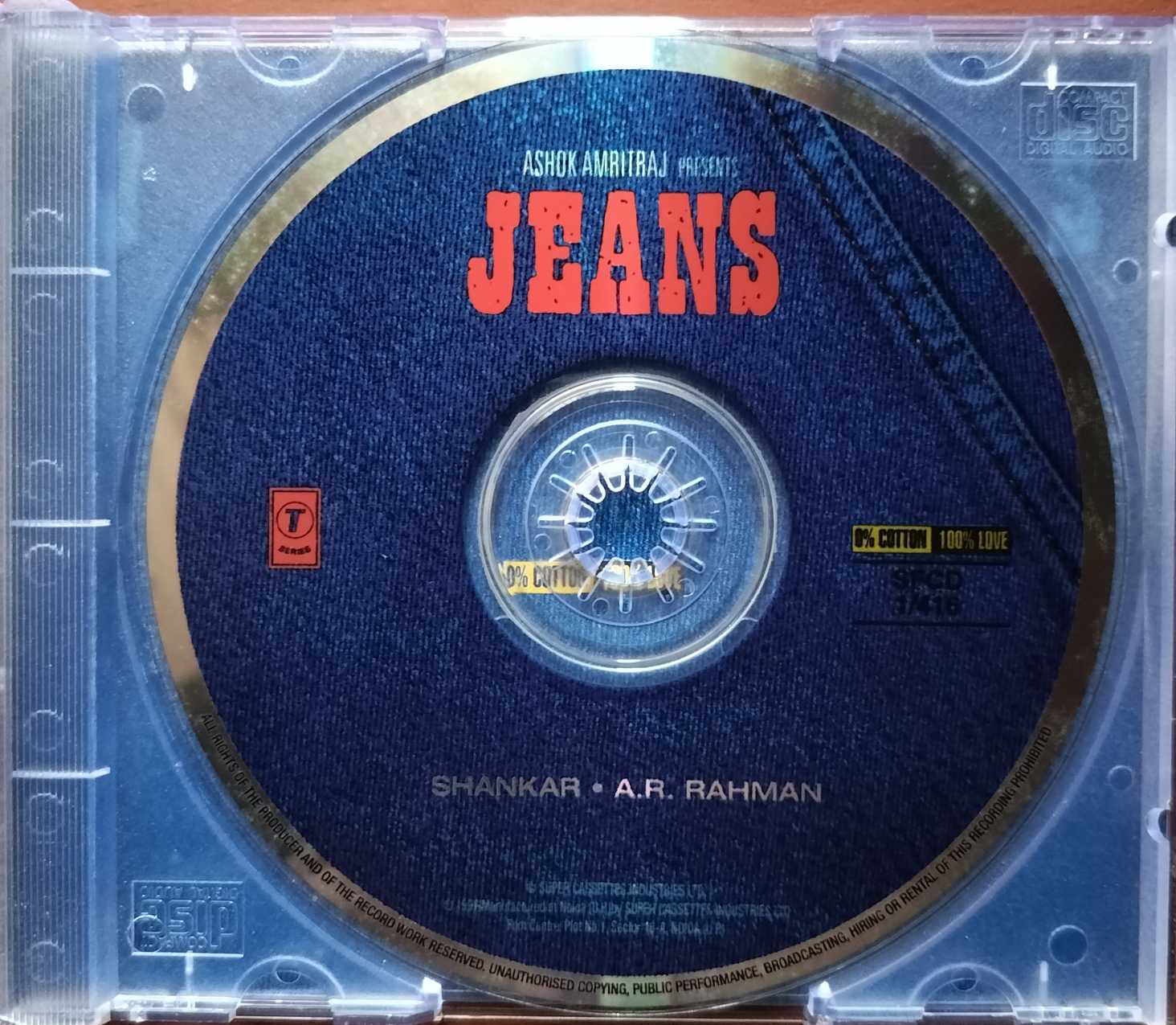 JEANS - A.R. Rahman Hindi Film Audio Cd - Image 2