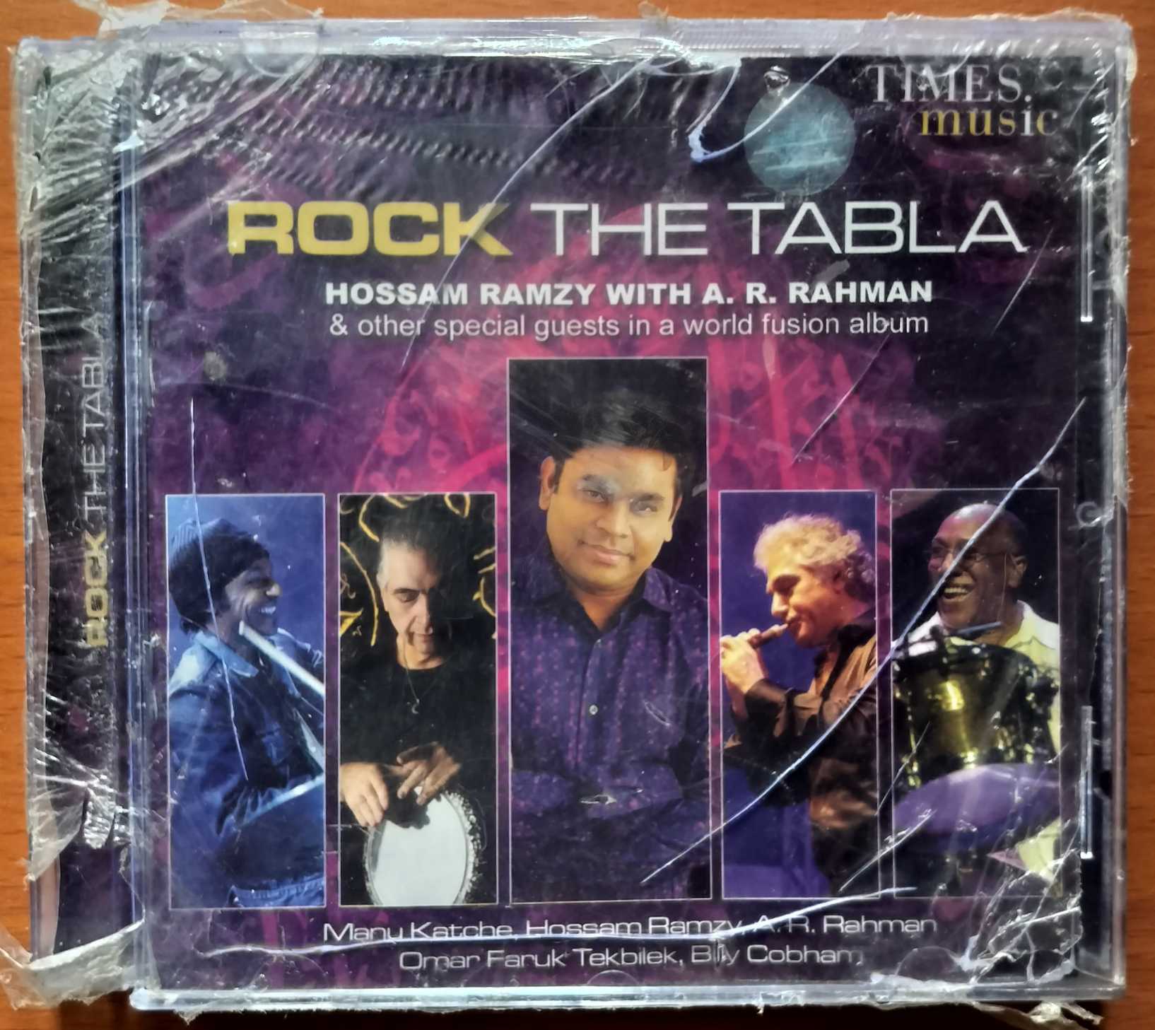 ROCK THE TABLA - A.R. Rahman Album Audio Cd (FACTORY SEALED PACK)
