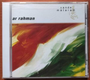 VANDE MATARAM - A.R. Rahman Album Imported Audio Cd (FACTORY SEALED PACK)