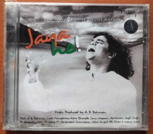 JAYA HE - A.R. Rahman Hindi Album Audio Cd (FACTORY SEALED PACK)