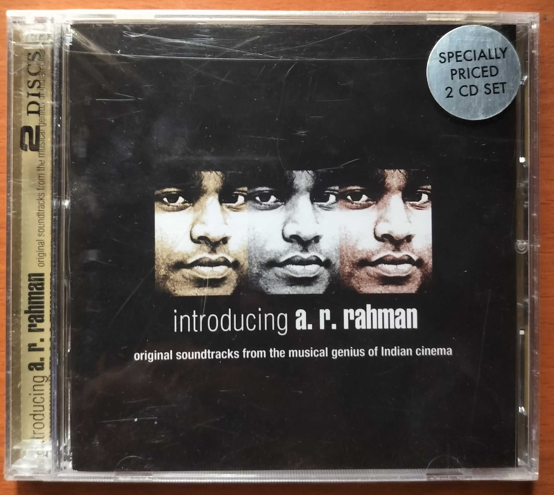 INTRODUCING A.R. RAHMAN ORIGINAL SOUND TRACKS FROM THE MUSICAL GENIUS OF INDIAN CINEMA - Imported A.R. Rahman 2CD SET Tamil Audio Cd (FACTORY SEALED PACK)
