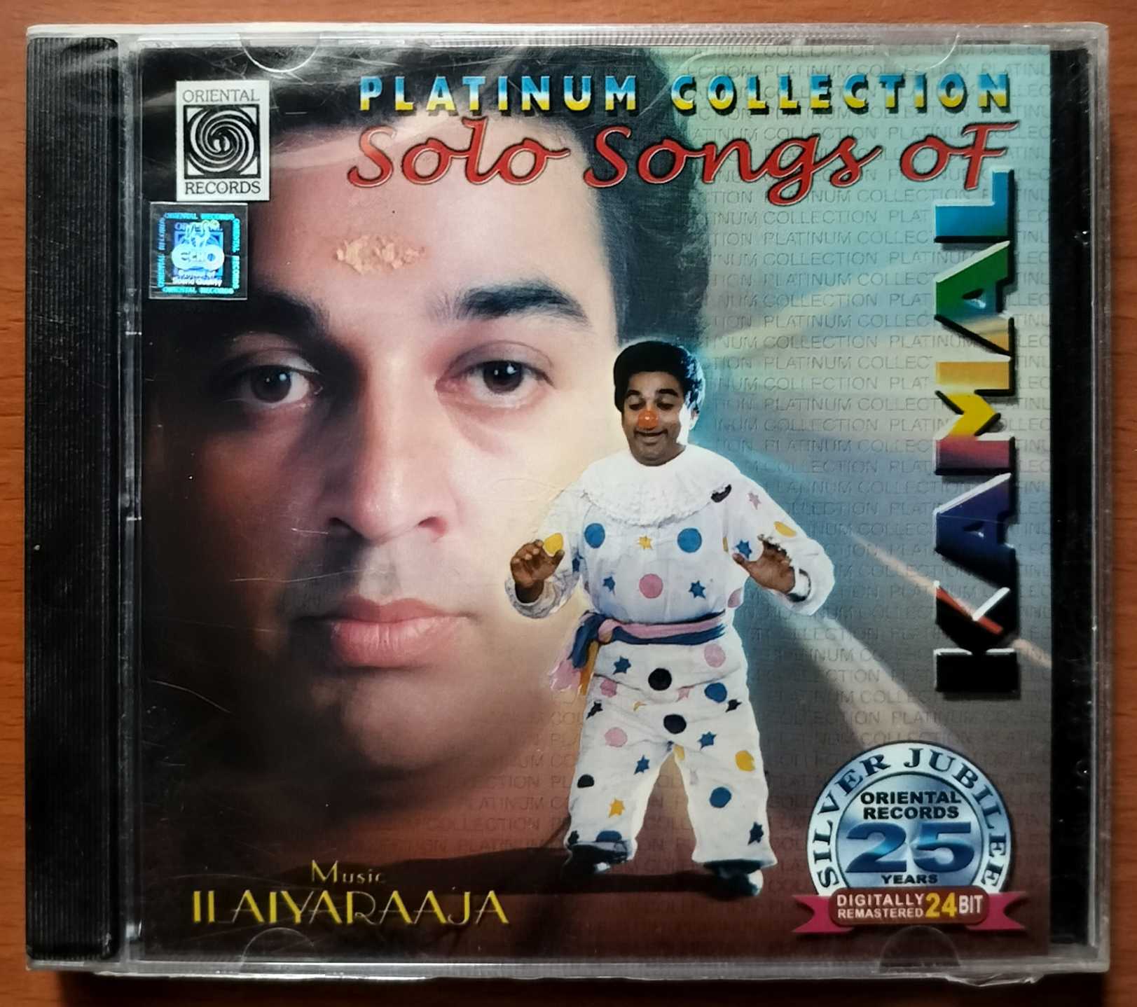 PLATINUM COLLECTION SOLO SONGS OF KAMAL = Ilaiyaraaja Oriental Tamil Audio Cd (FACTORY SEALED PACK)