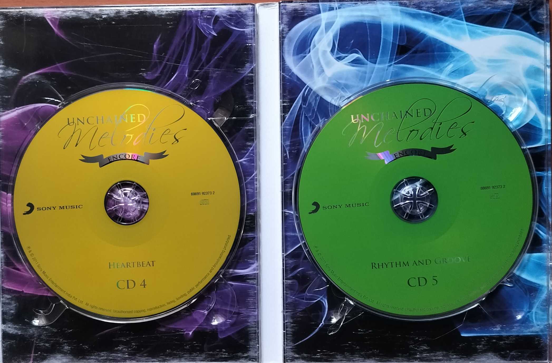 UCHAINED MELODIES ENCORE ALL MUSIC NO WORDS = A.R. Rahman & Other Classic Bollywood Tunes Meets Fusion And Rhythmic Beats Premium Edition 5CD Pack Audio Cd - Image 5