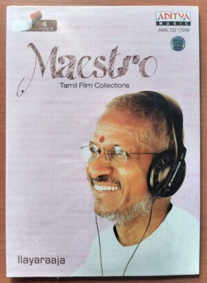 MAESTRO TAMIL FILM COLLECTIONS = Ilaiyaraaja Premium Edition 4CD Pack Tamil Audio Cd (FACTORY SEALED PACK)