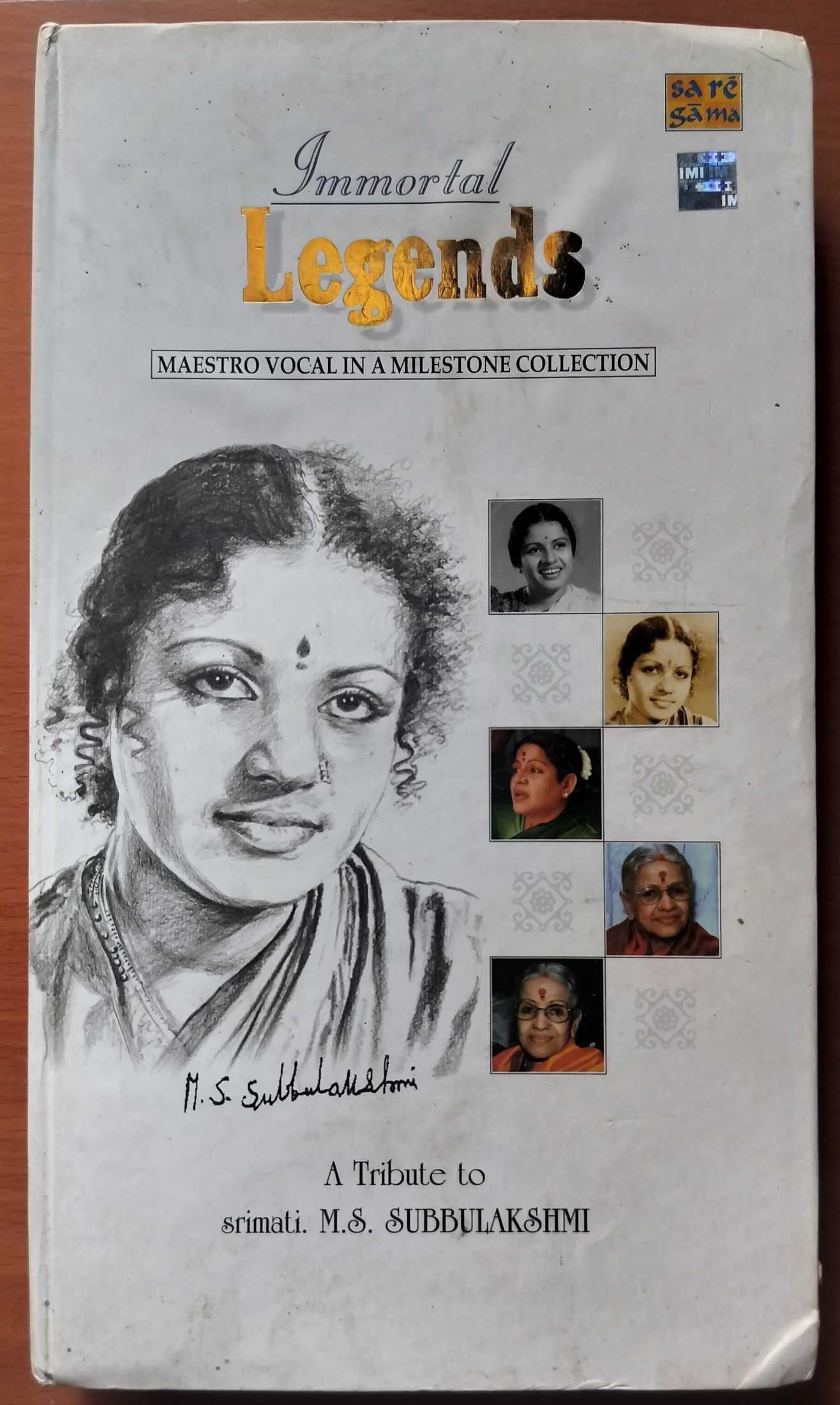 IMMORTAL LEGENDS MAESTRO VOCAL IN A MILESTONE COLLECTION - M.S. Subbulakshmi Premium Edition 5CD Pack Audio Cd