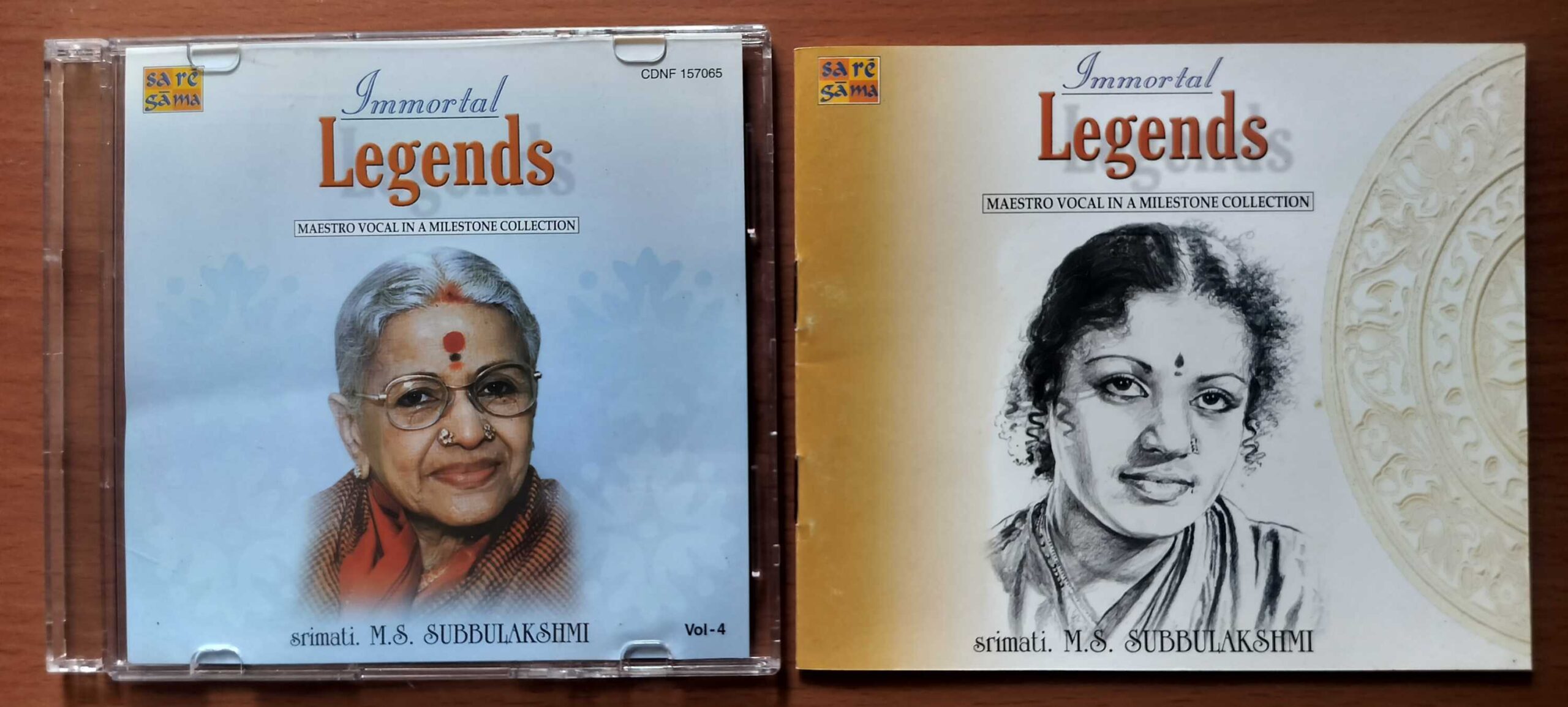 IMMORTAL LEGENDS MAESTRO VOCAL IN A MILESTONE COLLECTION - M.S. Subbulakshmi Premium Edition 5CD Pack Audio Cd - Image 3