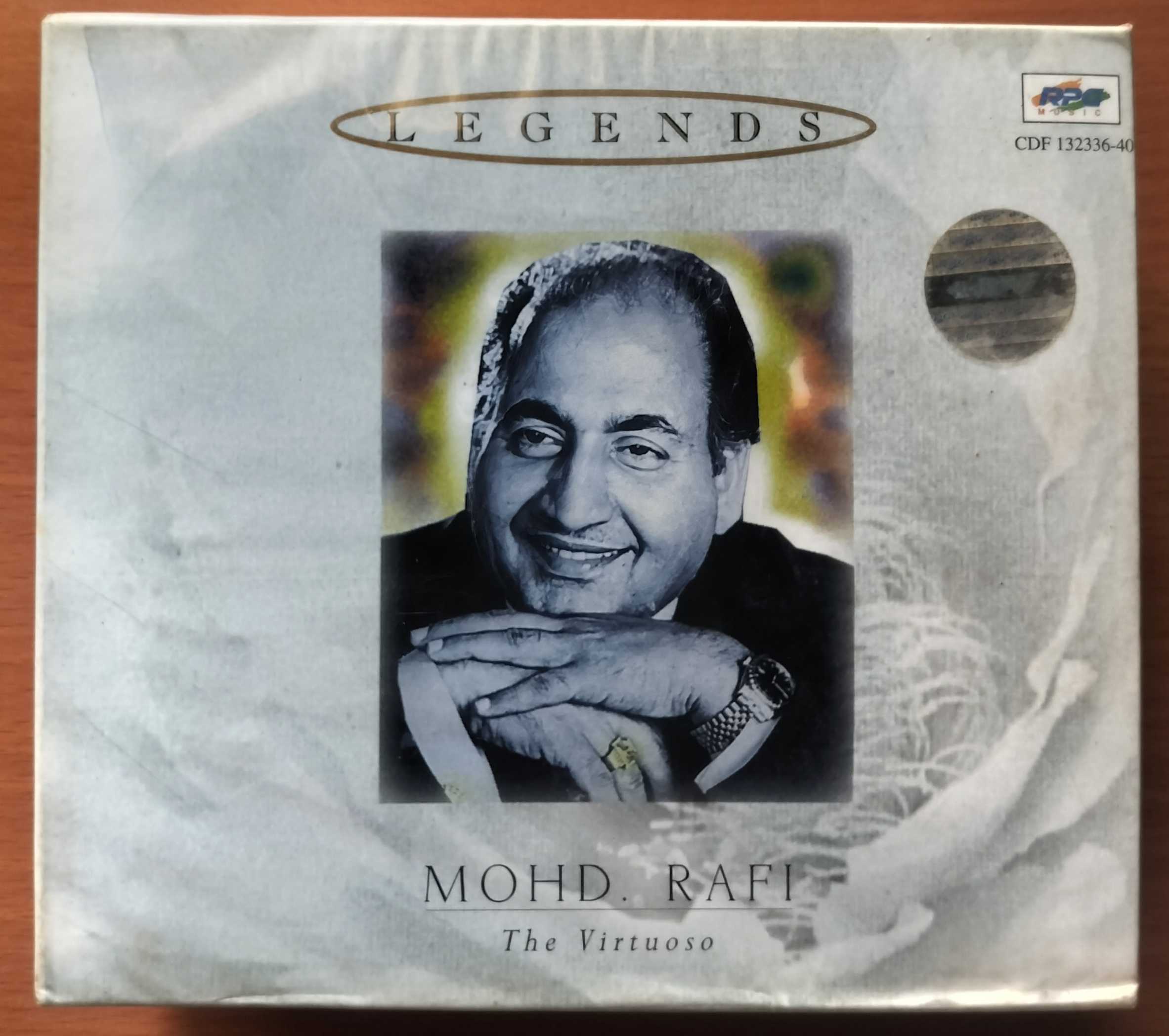 LEGENDS MOHD RAFI THE VIRTUOSO - Premium 5CD Hindi Pack Audio Cd (FACTORY SEALED PACK)