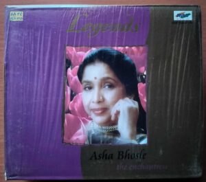 LEGENDS ASHA BHOSLE THE ENCHANTRESS - Hindi Premium Edition 5CD Pack Audio Cd (FACTORY SEALED PACK)