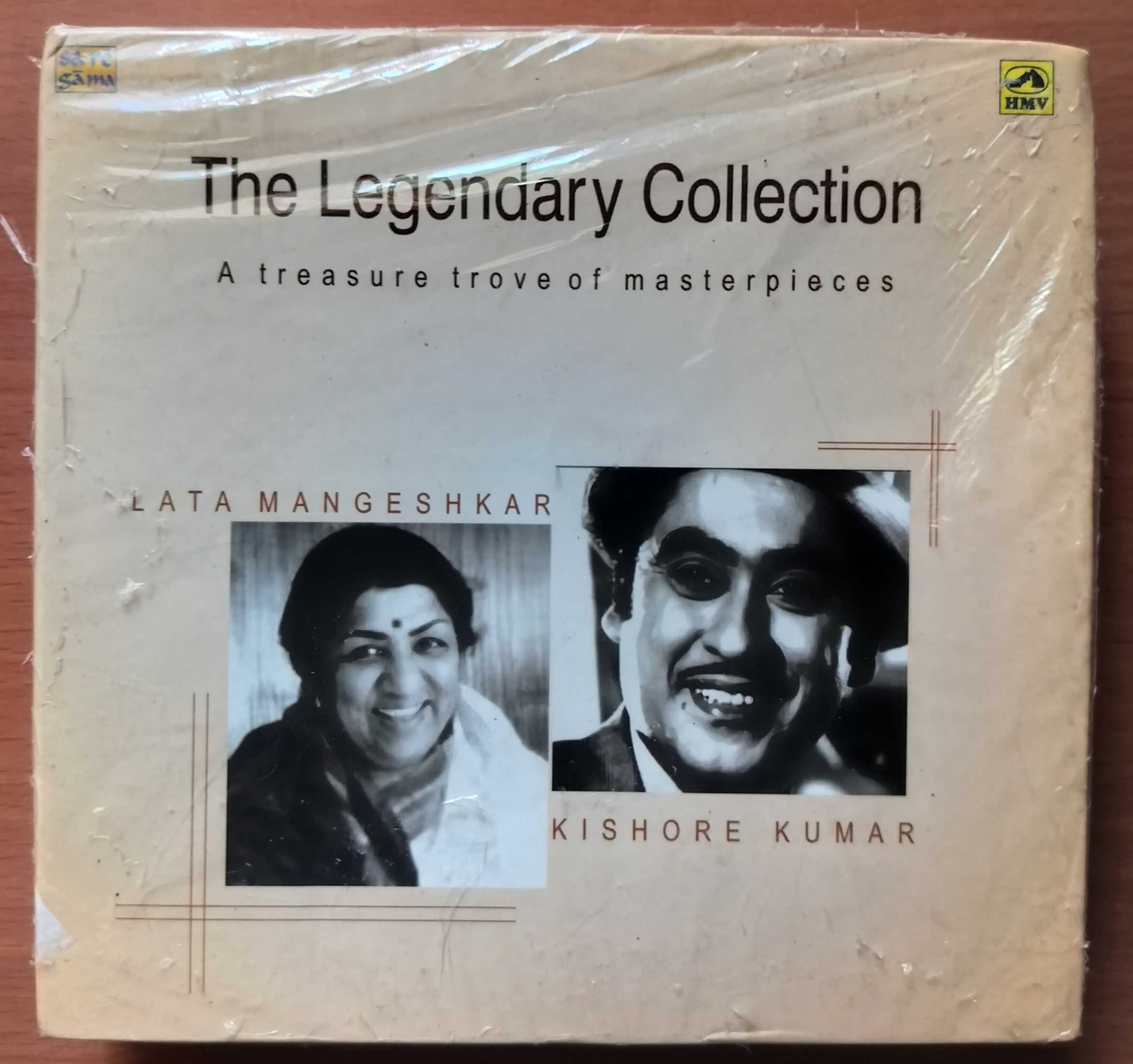 THE LEGENDARY COLLECTION A TREASURE TREVE OF MASTERPIECES - Lata Mangeshkar & Kishore Kumar Hindi Premium Edition 2CD Pack Audio Cd (FACTORY SEALED PACK)