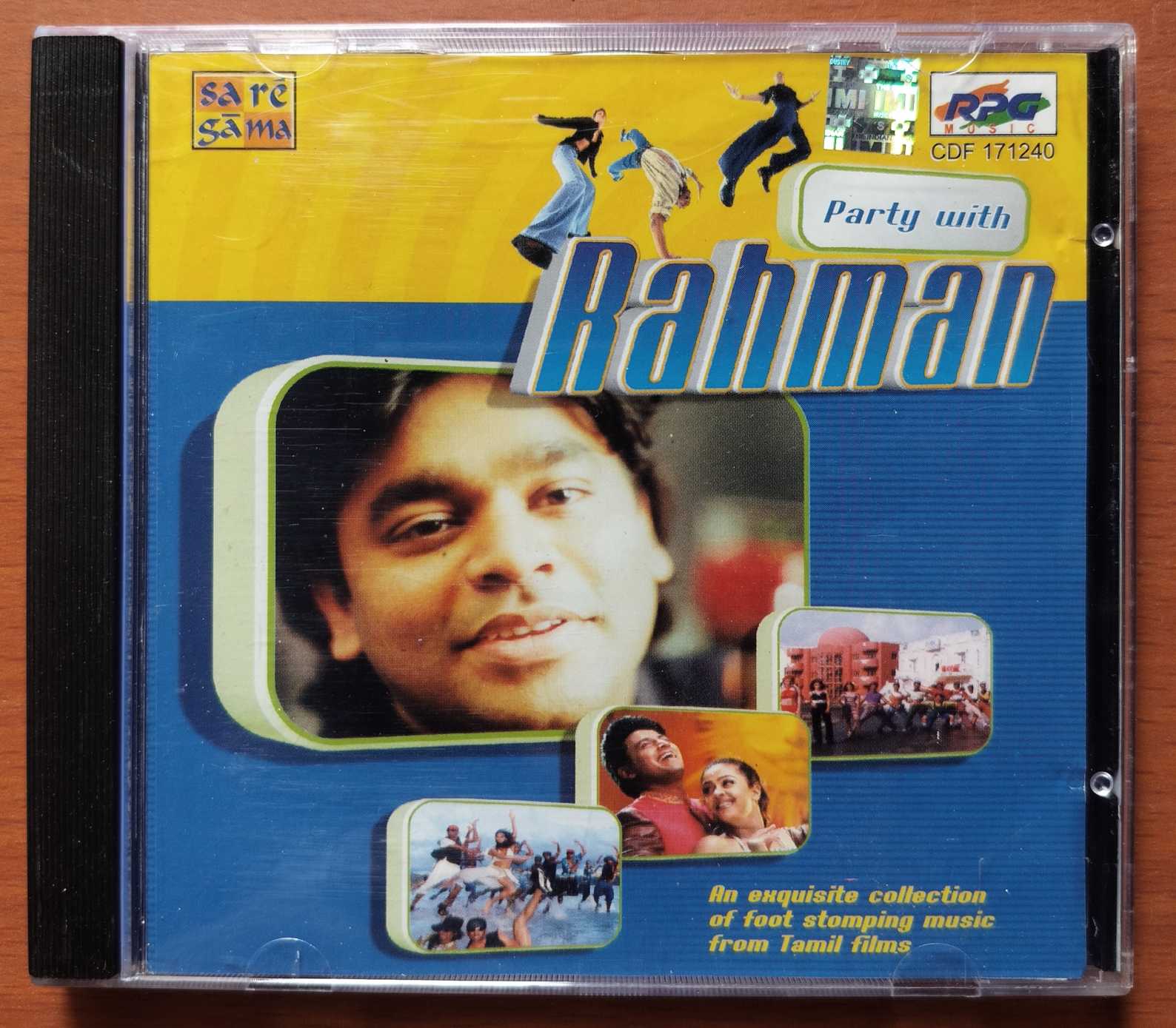 PARTY WITH RAHMAN AN EHQUISITE COLLECTION OF FOOT STUMPING MUSIC FROM TAMIL FILMS = A.R. Rahman Tamil Film Audio Cd