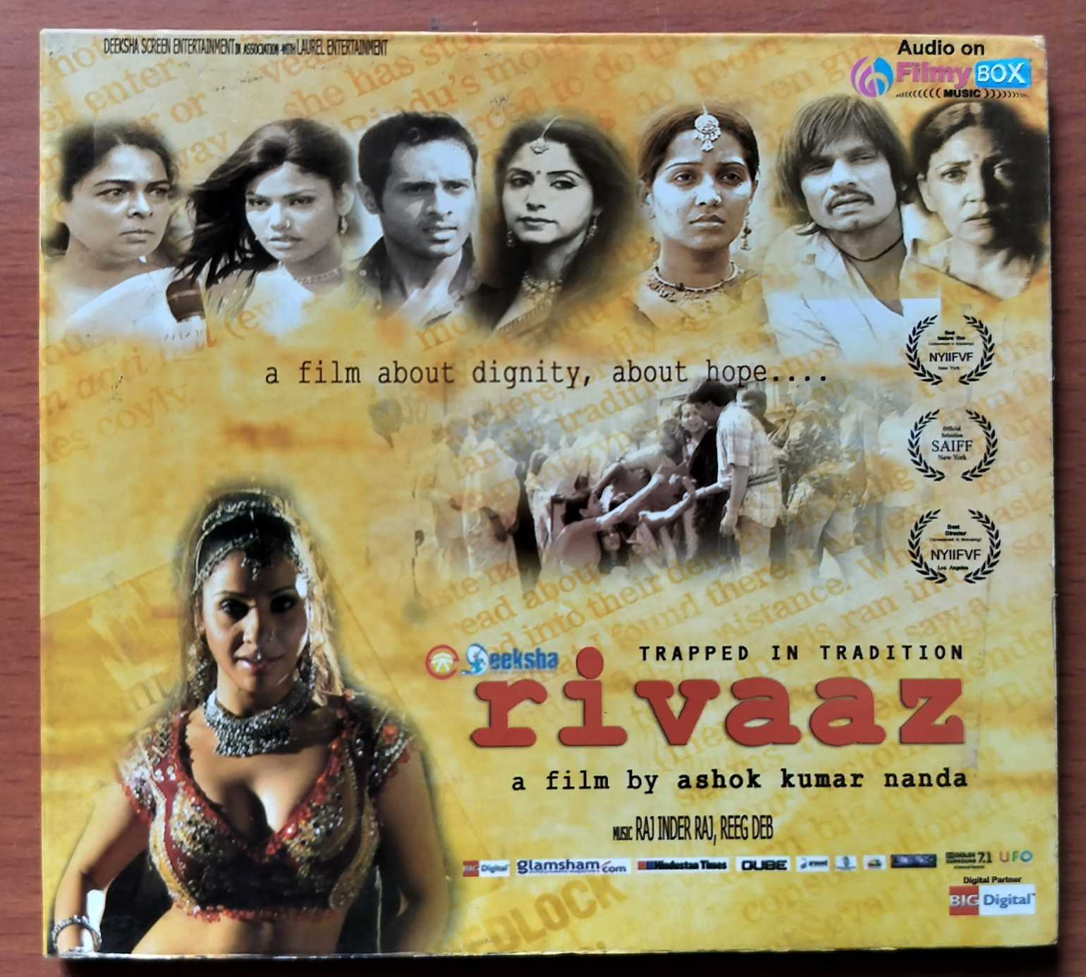 RIVAAZ - Raj Inder Raj Hindi Audio Cd