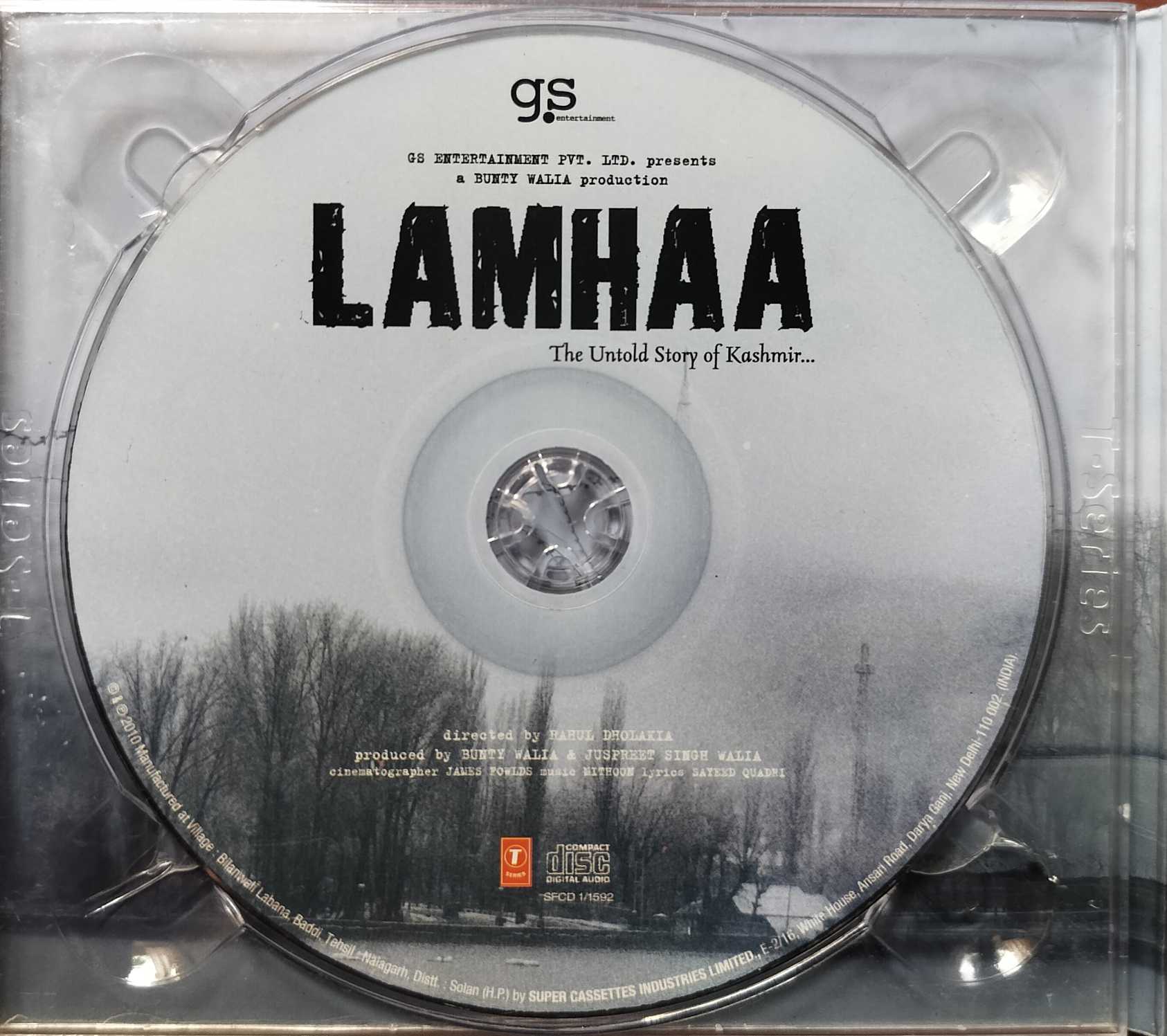 LAMHAA - Mithoon Hindi Film Audio Cd - Image 2