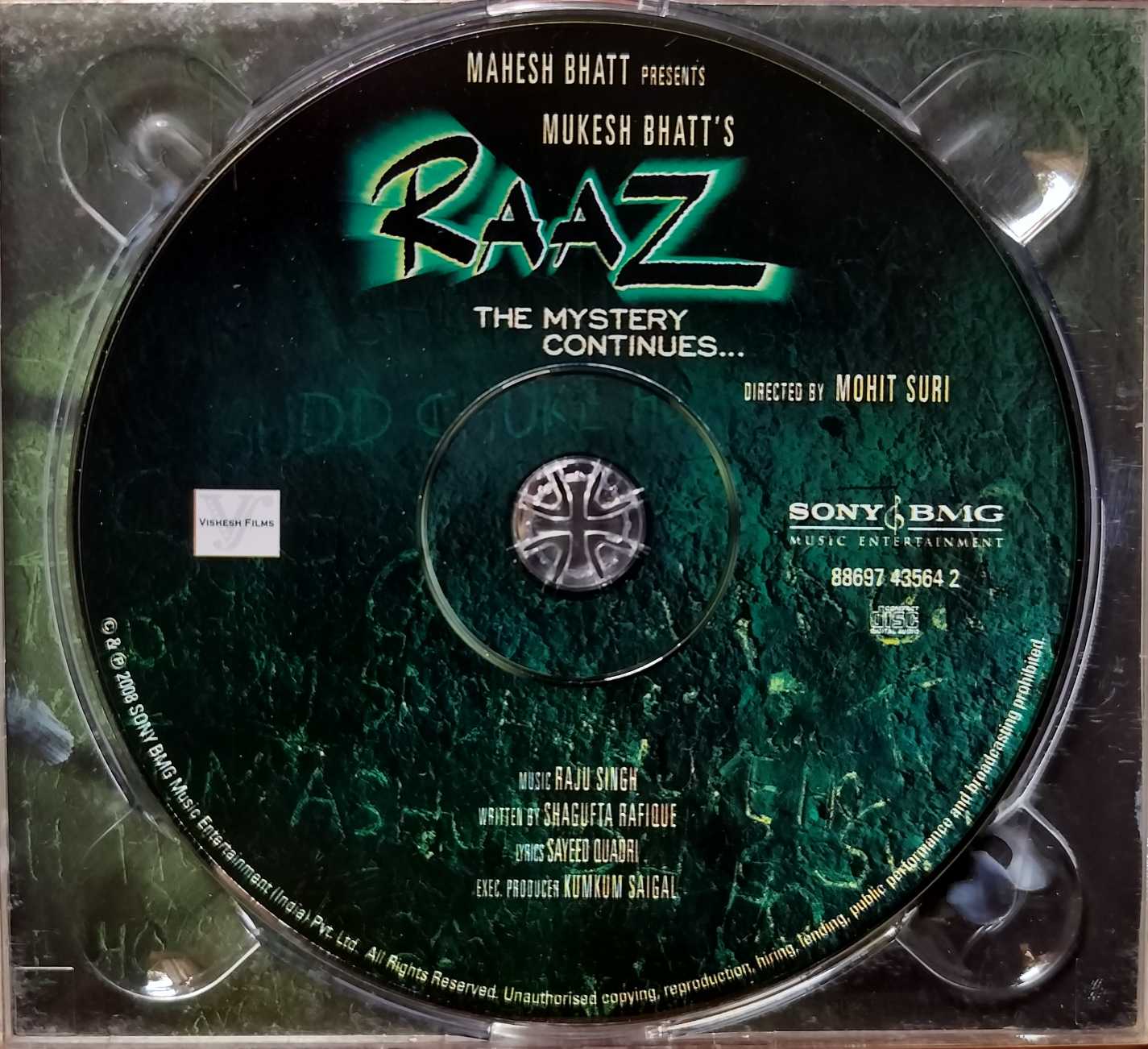 RAAZ - Raju Singh Hindi Film Audio Cd - Image 2