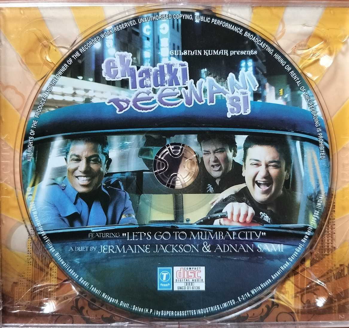 EK LADKI DEEWANI SI - Jermaine Jackson Indipop Album Audio Cd - Image 2