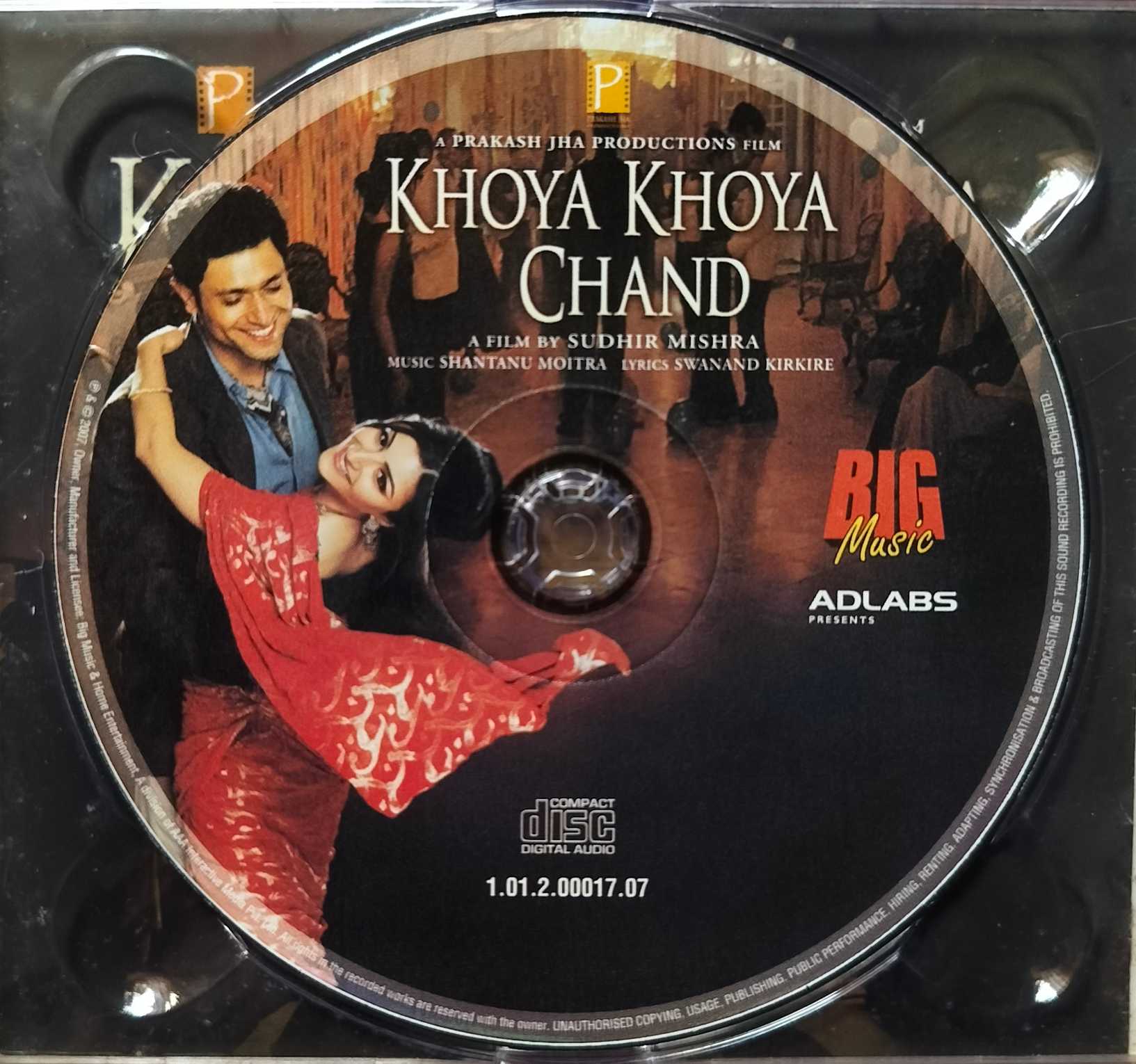 KHOYA KHOYA CHAND - Shantanu Moitra Hindi Film Audio Cd - Image 2
